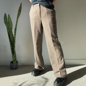 Gingham Talbot wide leg pants